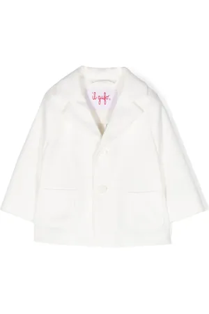 Il gufo Blazer con botones y logo bordado