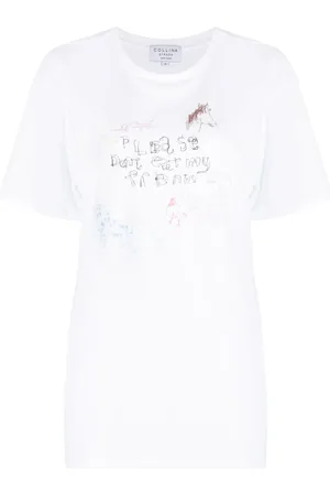 Collina Strada Playera con estampado gráfico