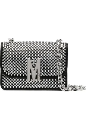 Moschino Bolsa crossbody con detalles de cristal