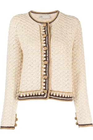 Tory Burch Cárdigan con botones y cuello redondo