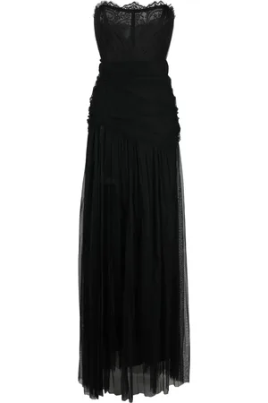 Ana Radu Vestido largo estilo corset drapeado