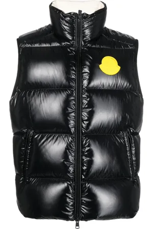 Moncler Chaleco capitonado con parche del logo