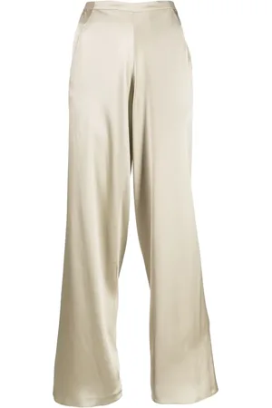 CHRISTOPHER ESBER Pantalones de seda anchos