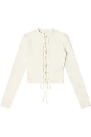 Heron Preston Top corto con agujetas