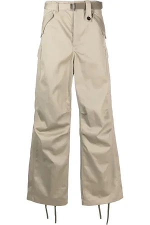SACAI Pantalones cargo con diseño recto