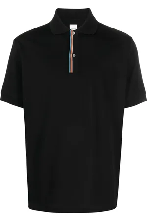 Paul Smith Playera tipo polo con rayas de arcoíris