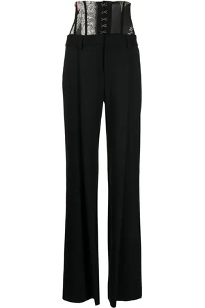 MONSE Pantalones estilo bustier con tiro alto