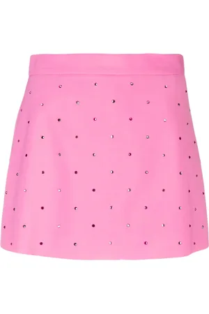 Msgm Shorts con falda y apliques y cintura alta