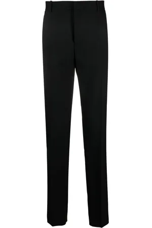 Alexander McQueen Pantalones de vestir con tiro medio