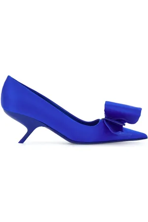 Salvatore Ferragamo Mules con moño asimétrico y tacón de 55mm