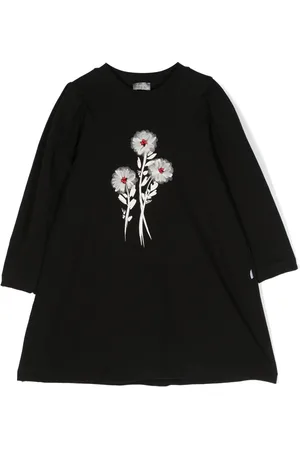 Il gufo Vestido con estampado floral