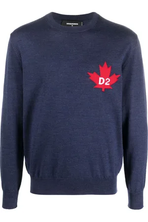 Dsquared2 Suéter de tejido fino con cuello redondo