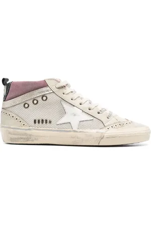 Golden Goose Tenis altos con logo estampado