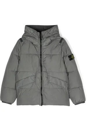 Stone Island Chamarra capitonada con motivo de brújula