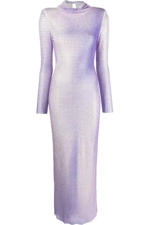 Self-Portrait Vestido midi con estampado Contour