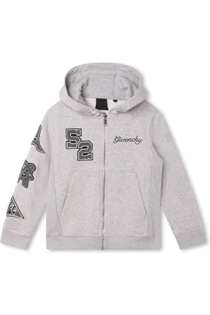 Givenchy Hoodie con logo bordado y cierre