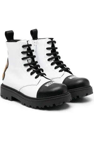 Moschino Botines con logo estampado