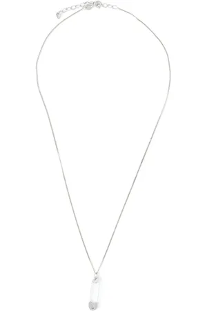 TRUE ROCKS Collar con dije de imperdible pequeño