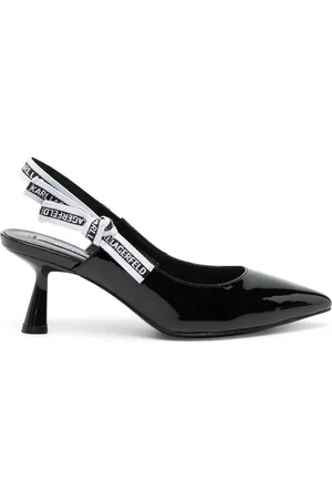 Karl Lagerfeld Zapatillas con tira del logo y tacón de 75mm