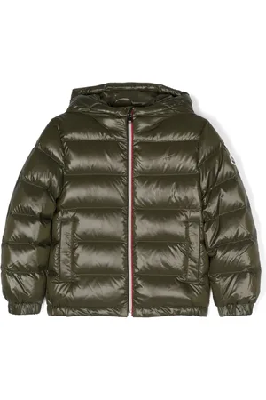 Moncler Chamarra capitonada con parche del logo
