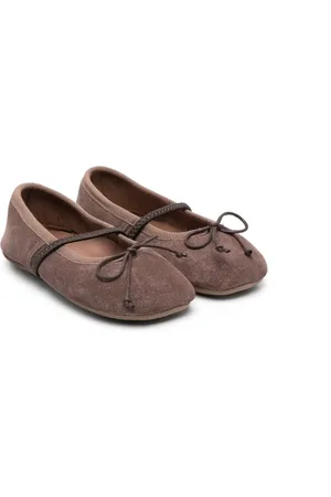 PèPè Flats de gamuza con detalle de moño