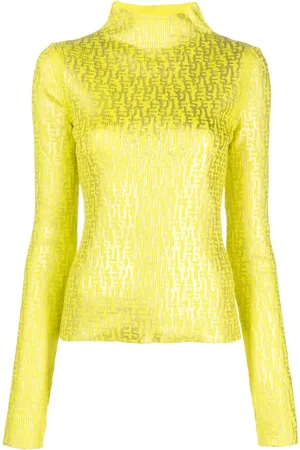 Diesel Suéter M-Gavdos con monograma en jacquard