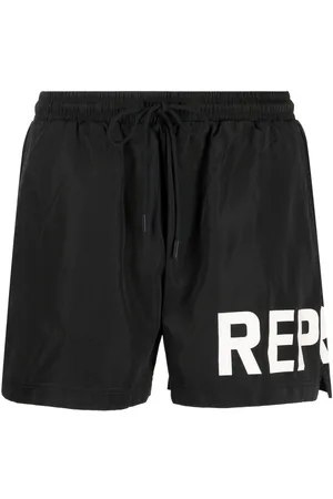 Represent Shorts de playa con logo estampado