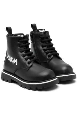 Msgm Botines con logo estampado