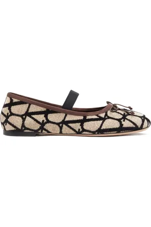 VALENTINO GARAVANI Flats Toile Iconograph