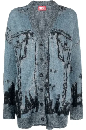 Diesel Cárdigan tejido en intarsia M-Rod