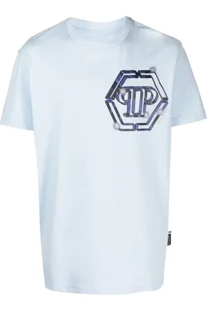 Philipp Plein Playera con logo estampado