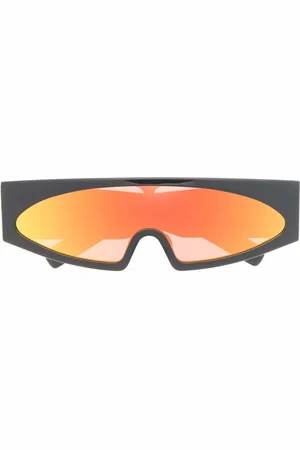 Rick Owens Lentes de sol rectangulares futuristas