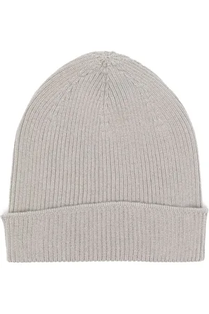 Rick Owens Gorro de cachemira tejido de canalé