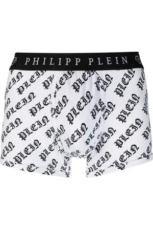 Philipp Plein Bóxer con logo estampado en la pretina