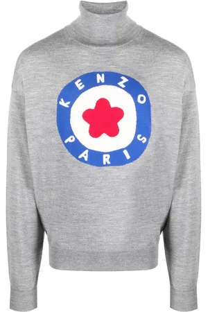 Kenzo Suéter de tejido fino con cuello vuelto