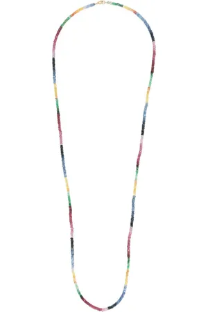 JIA JIA Collar largo Arizona en oro amarillo de 14kt con zafiro