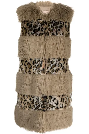 Twin-Set Chaleco con animal print