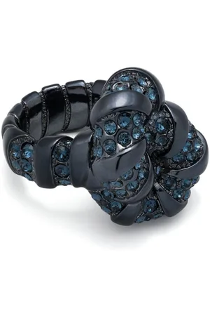 Lanvin Anillo Medusa con detalle de strass