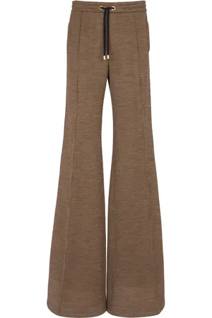Balmain Pantalones acampanados con cordones