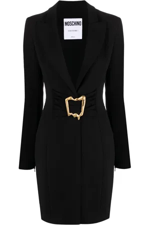 Vestido con blazer negro hot sale