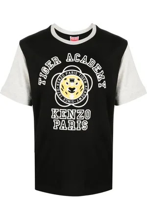 Kenzo Playera con logo estampado y diseño color block