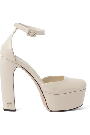 Miu Miu Zapatillas de charol con plataforma