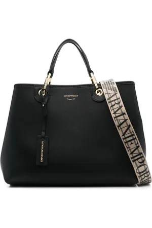 Emporio Armani Tote con logo en relieve