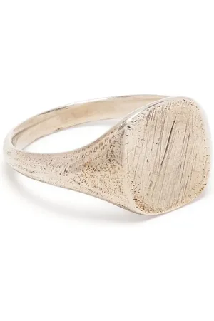 WERKSTATT:MÜNCHEN Anillo de sello en plata de ley