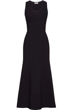 Salvatore Ferragamo Vestido midi con diseño acampanado sin mangas