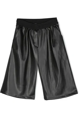 Msgm Pantalones con pinzas y logo en la pretina