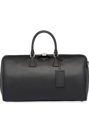 Prada Bolsa duffle de piel saffiano