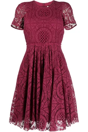 Burberry Vestido acampanado manga corta