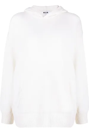 Msgm Hoodie con logo bordado