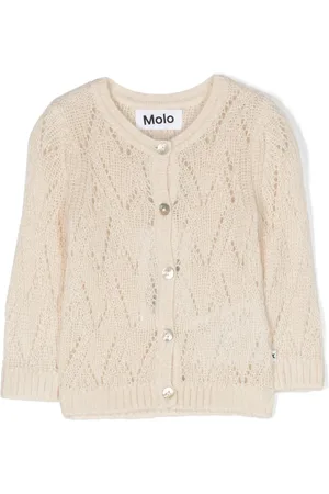 Molo Cárdigan tejido de crochet con botones